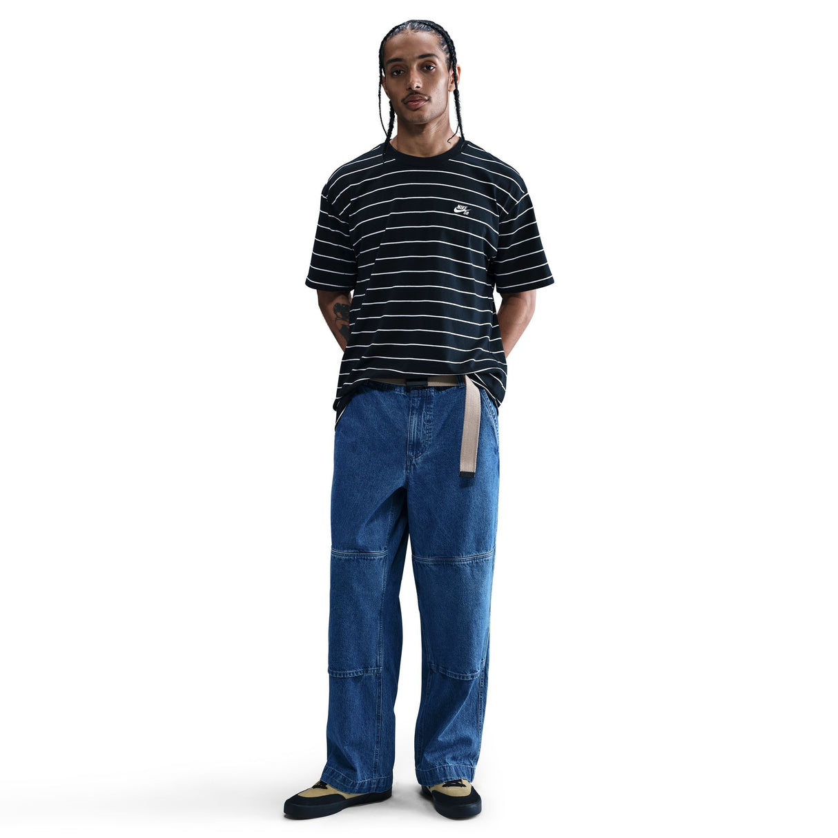 Nike SB Loose Double Knee Diffused Blue/White Denim Skate Pant