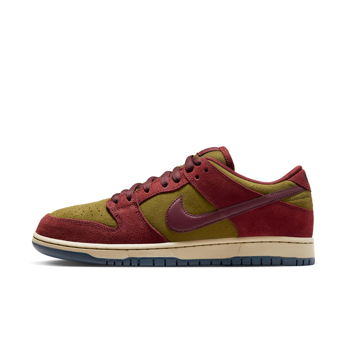 Nike SB Dunk Low Dark Team Red/Burgundy Crush/Olive Flak Shoes *