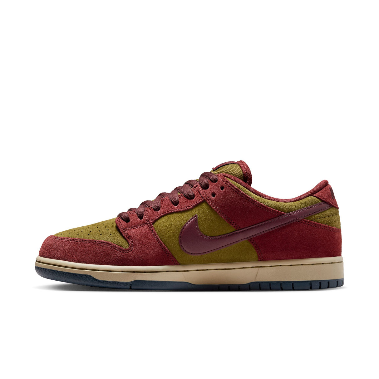 Nike SB Dunk Low Dark Team Red/Burgundy Crush/Olive Flak Shoes *