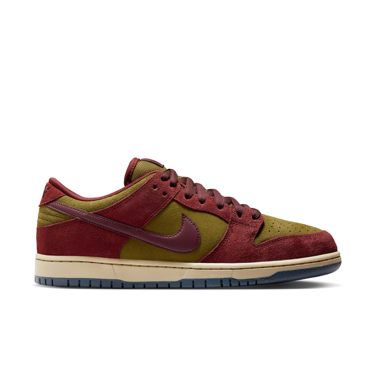 Nike SB Dunk Low Dark Team Red/Burgundy Crush/Olive Flak Shoes *