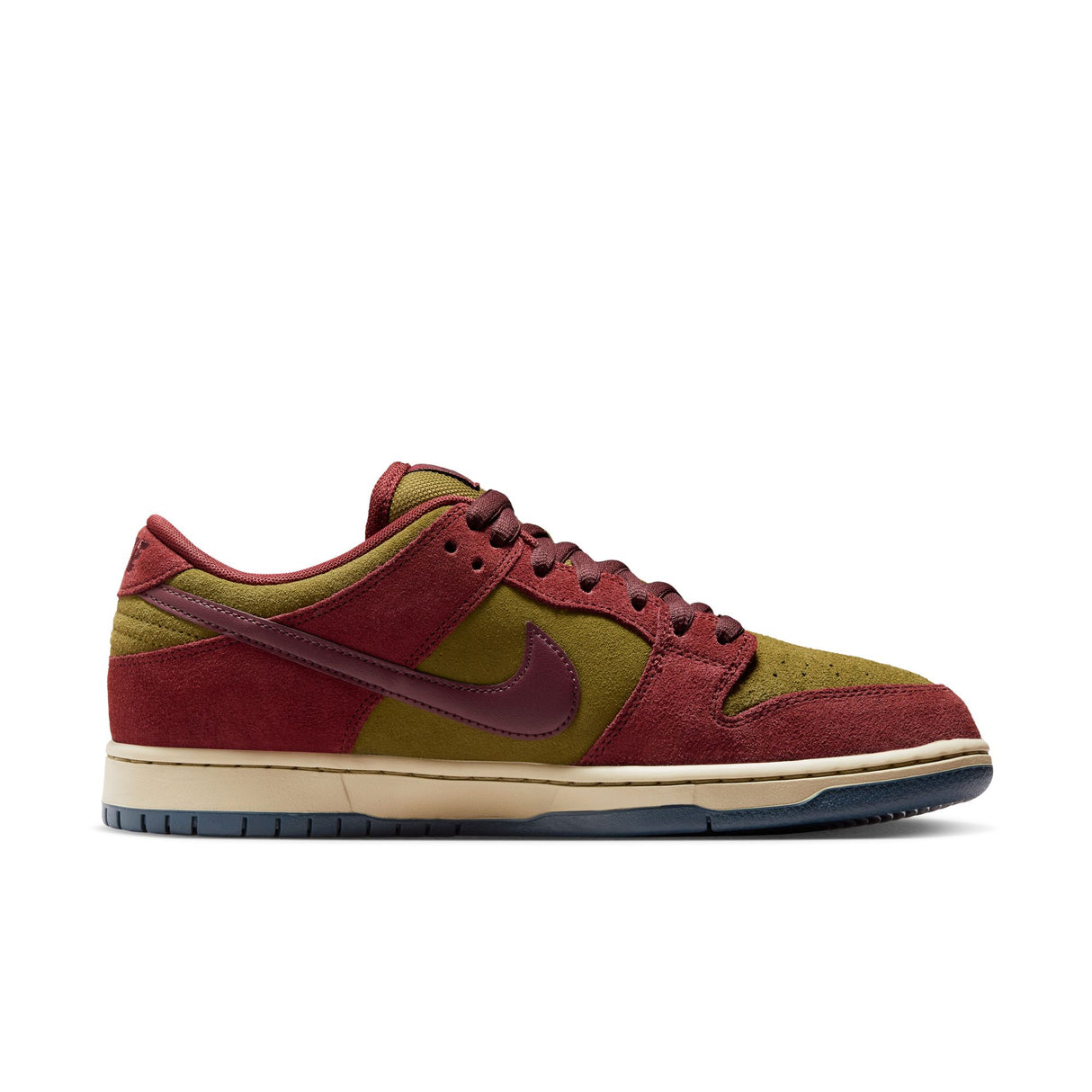 Nike SB Dunk Low Dark Team Red/Burgundy Crush/Olive Flak Shoes *