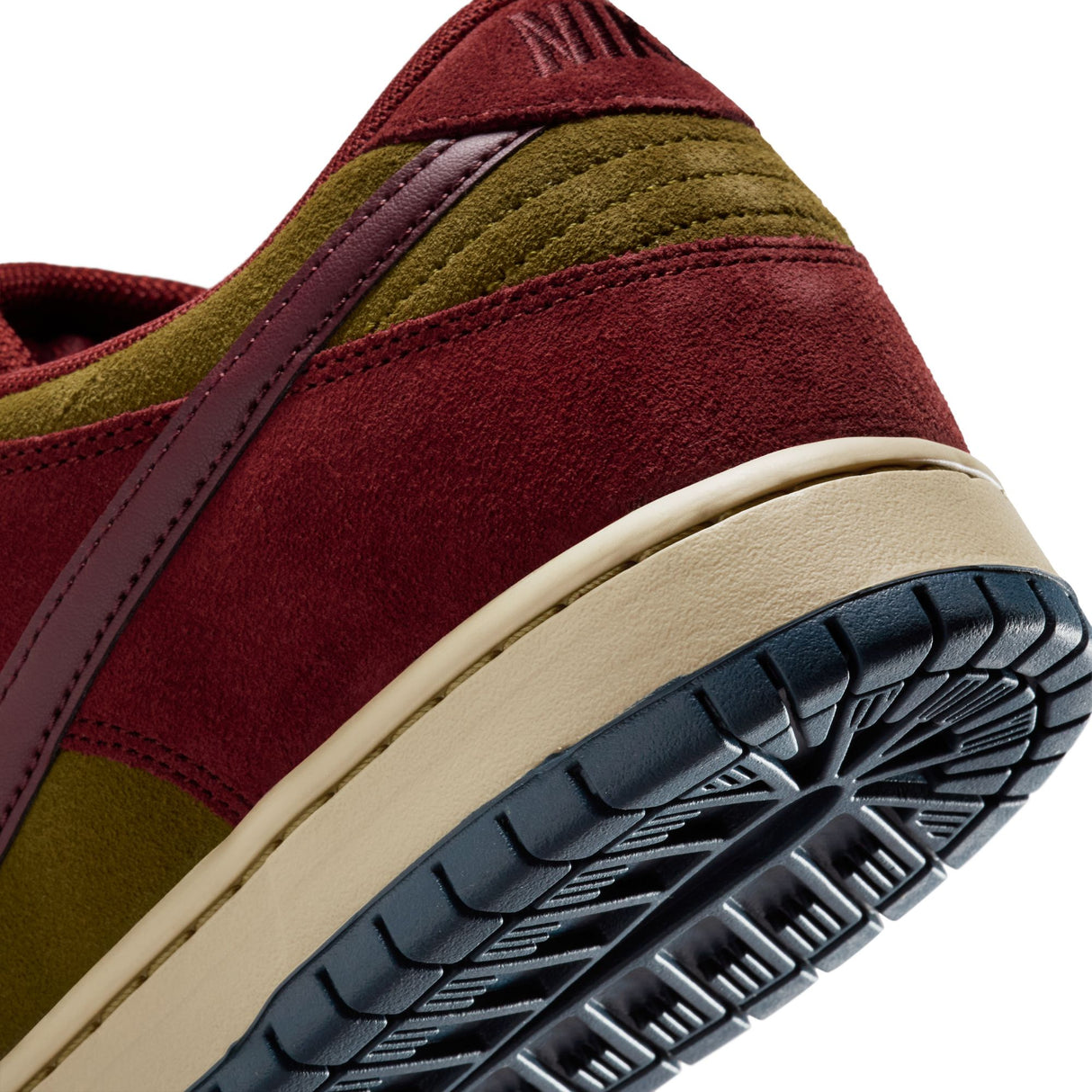 Nike SB Dunk Low Dark Team Red/Burgundy Crush/Olive Flak Shoes *