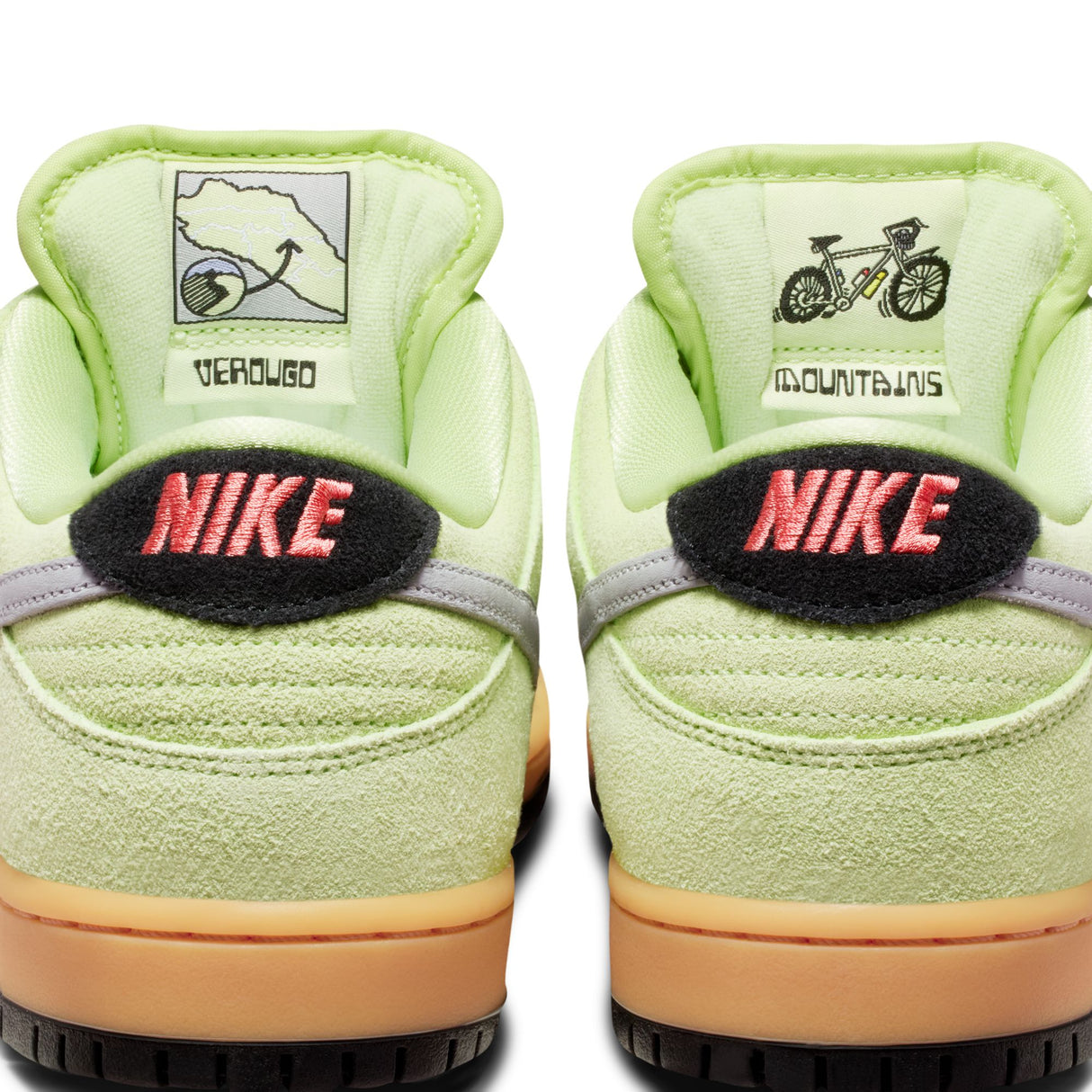 Nike SB Dunk Low Verdugo Mountain Lt Liquid Lime/Wolf Grey/Black Shoes (one per customer)