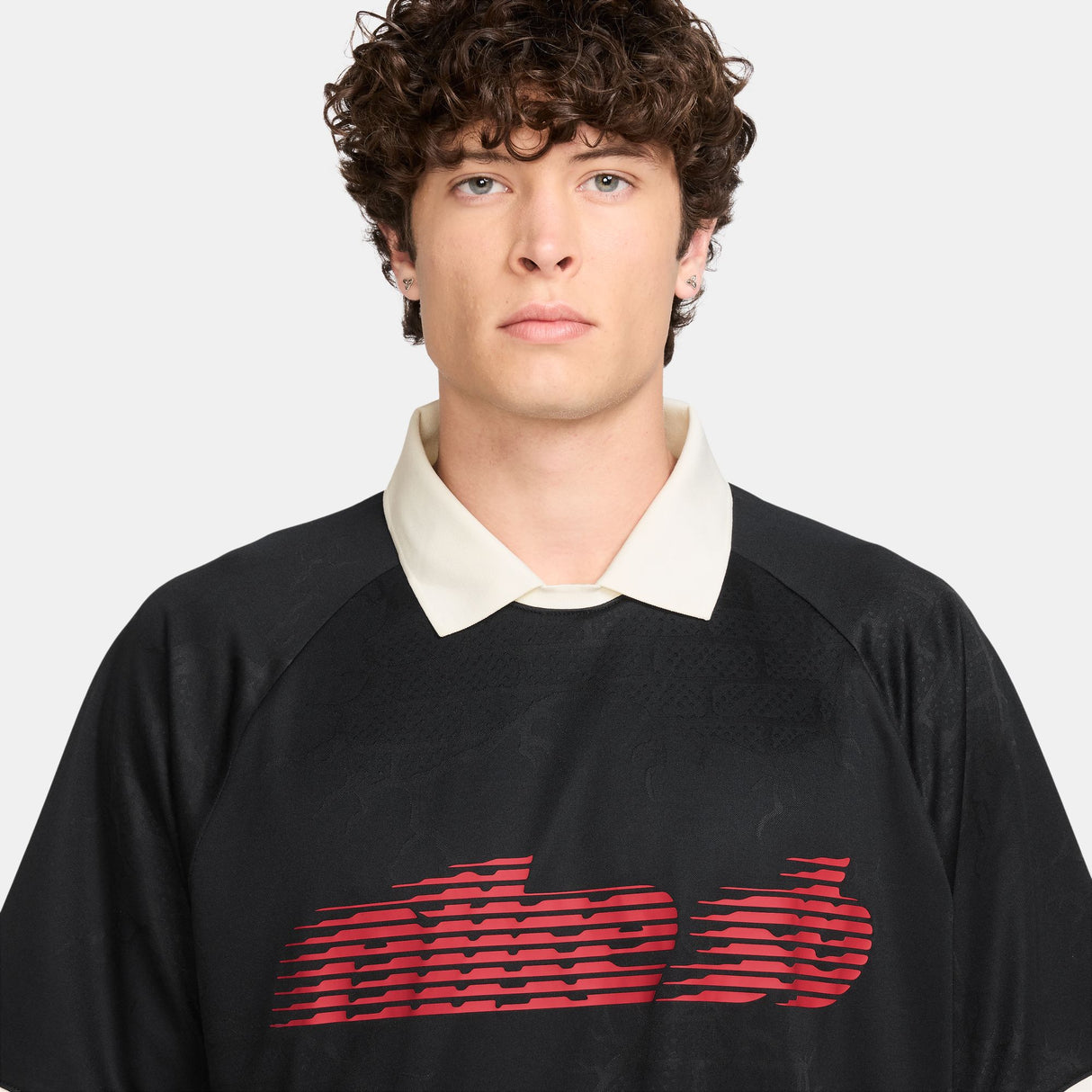 Nike SB Dri-Fit Black/Red Jacquard Skate Jersey