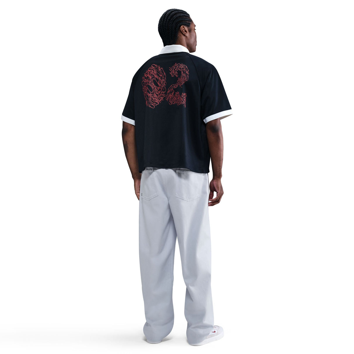 Nike SB Loose Fit Football Grey Denim Skate Pant