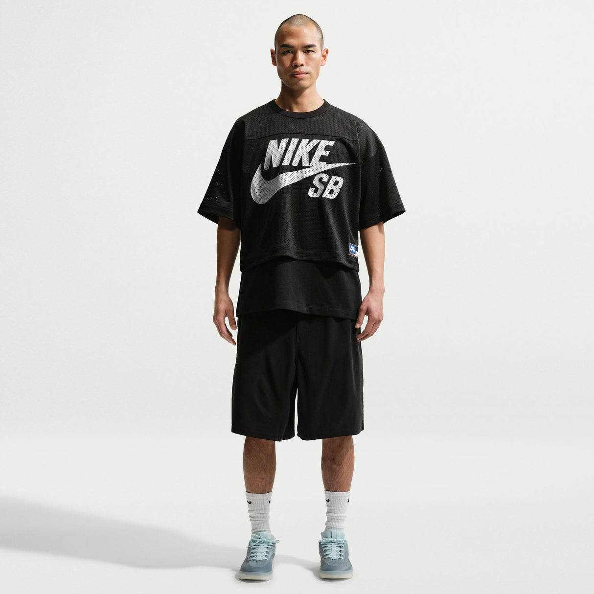 Nike SB 9er Black Nylon Skate Shorts