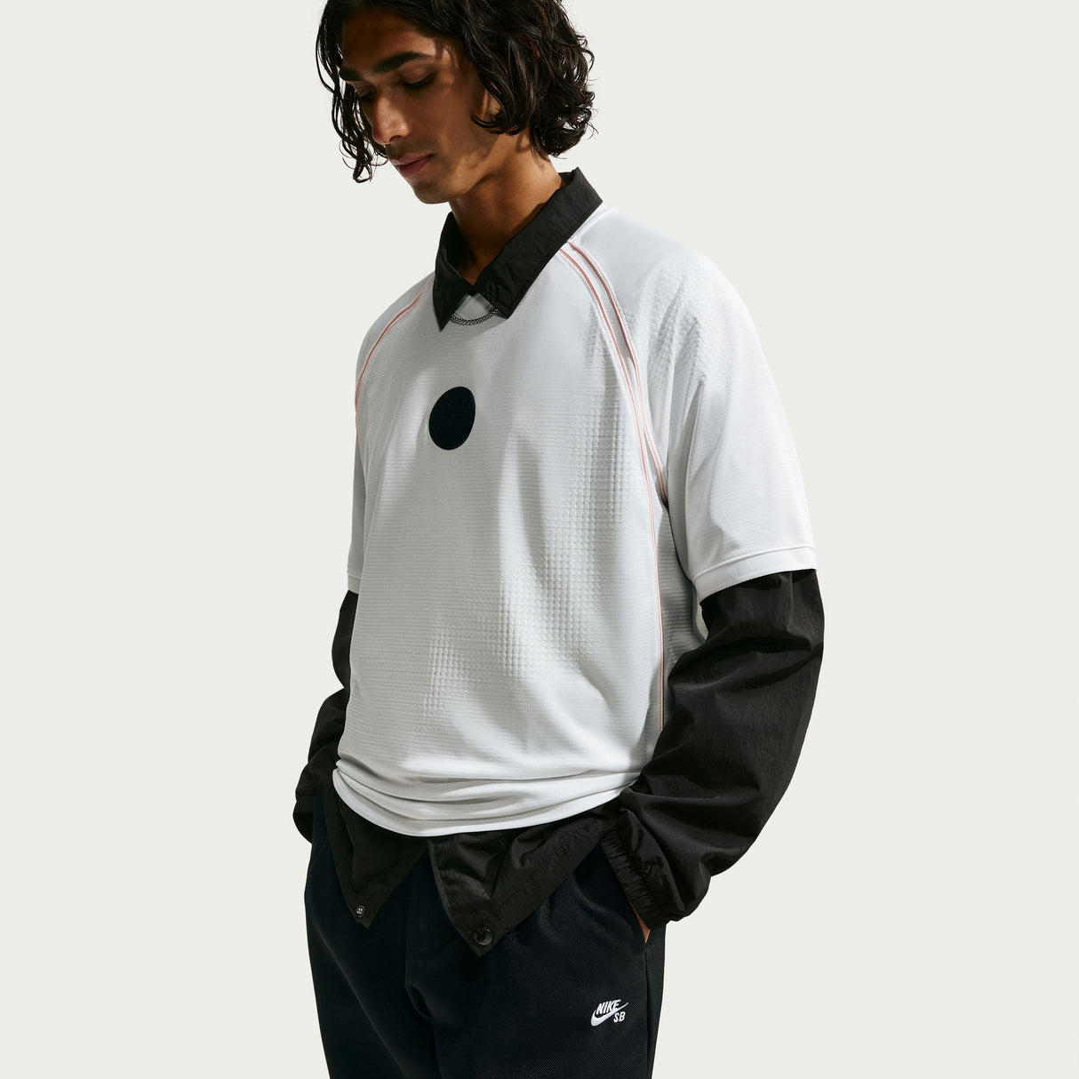 Nike SB Yuto Horigome Summit White Short Sleeve Jersey (IM5465-100)