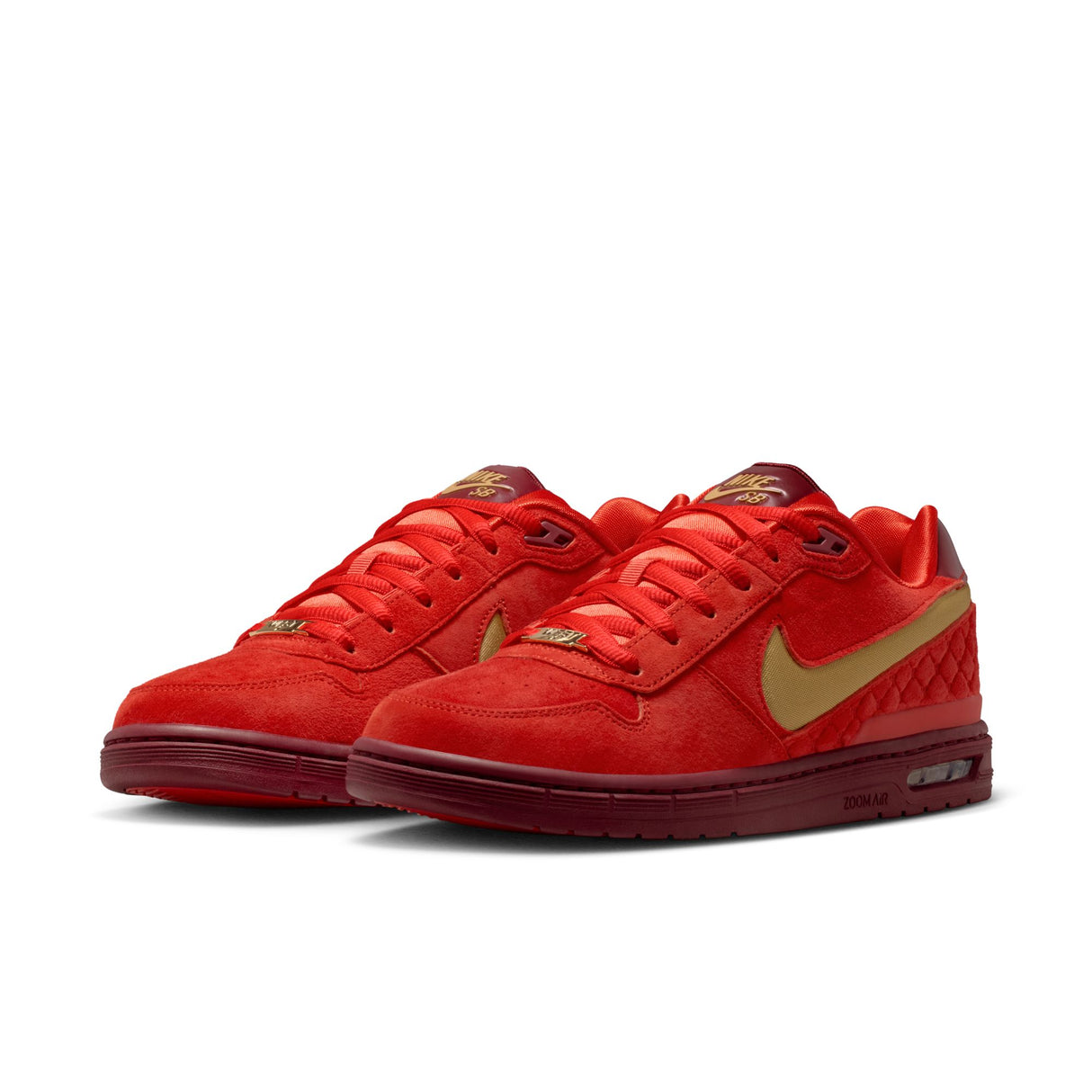 Nike SB Paul Rodriguez Zoom Air Low Habanero Red Shoes (Read Description)