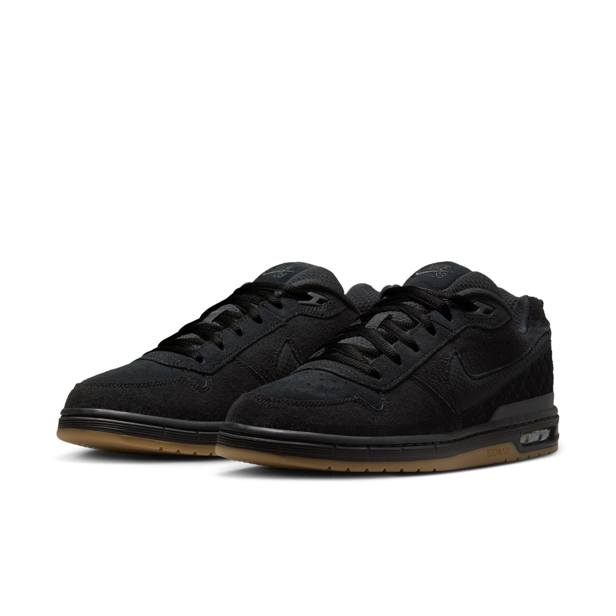 Nike SB Zoom Air Paul Rodriguez Low Black Black Black Gum Light Brown Shoes
