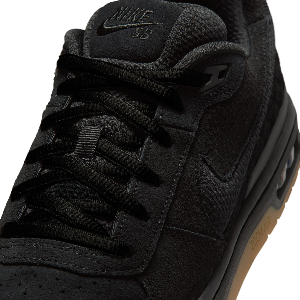 Nike SB Zoom Air Paul Rodriguez Low Black Black Black Gum Light Brown Shoes