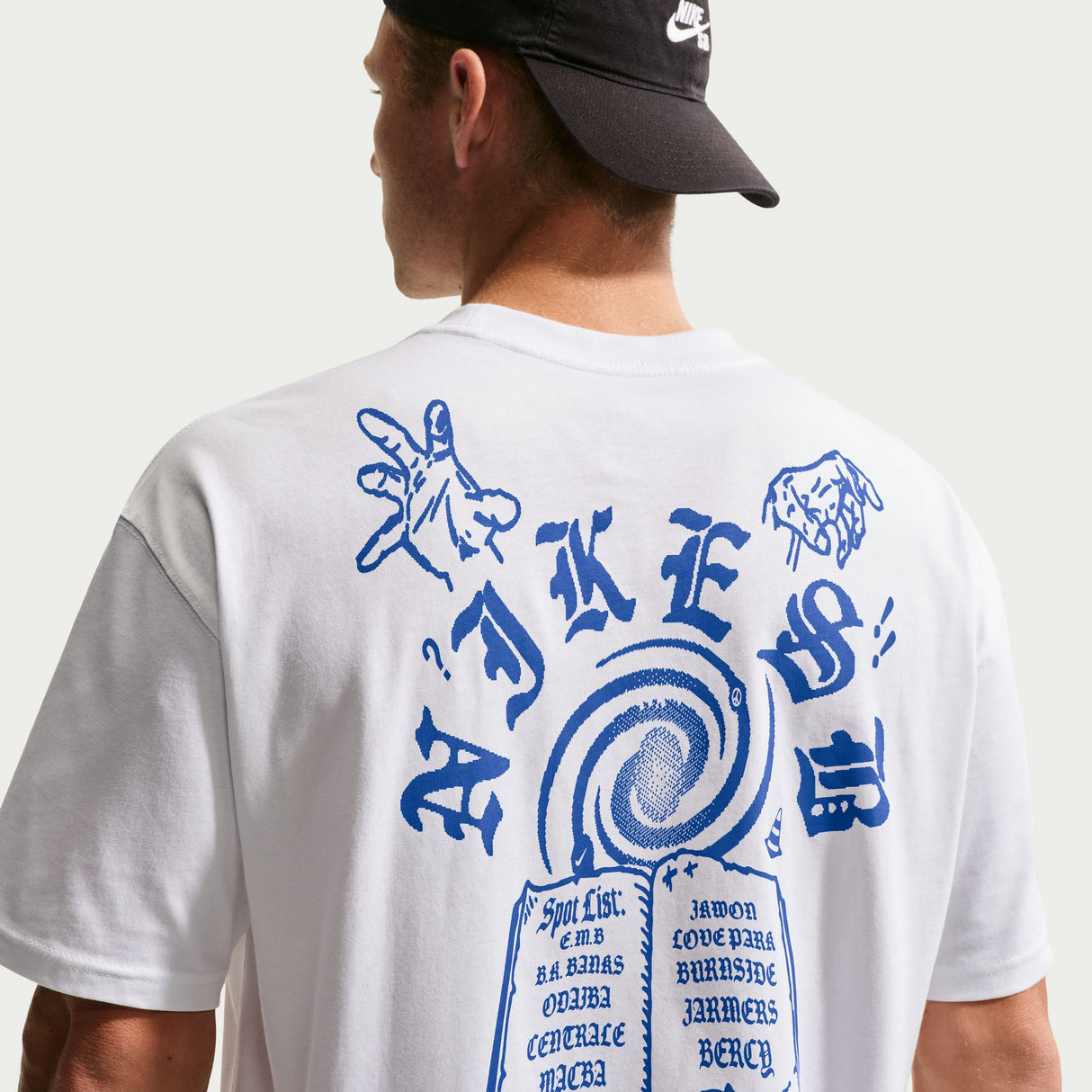 Nike SB Spot List White S/s Shirt