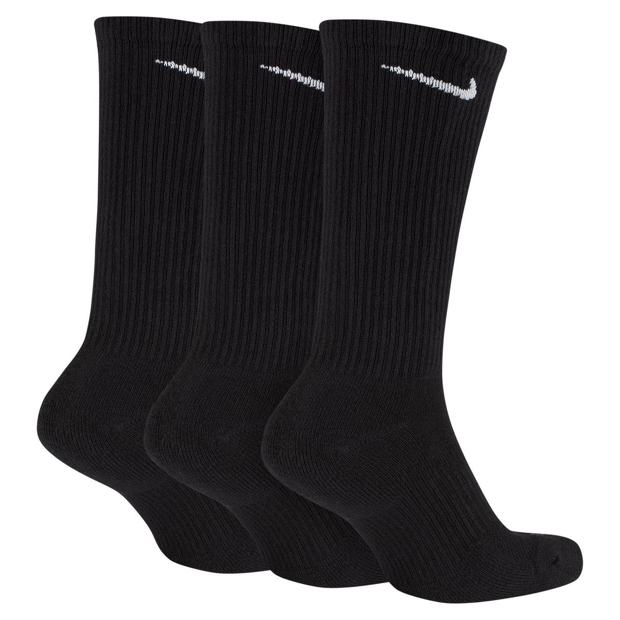 Nike Everyday Plus Cushioned Black/White 3 Pack Crew Socks