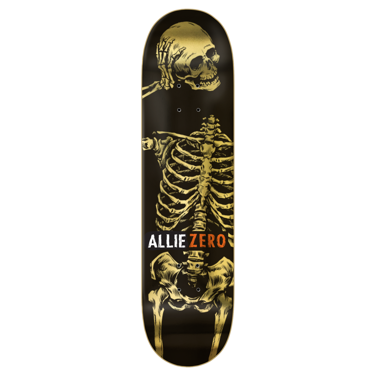 Zero Jon Allie Headcase (Gold Foil) Skateboard Deck