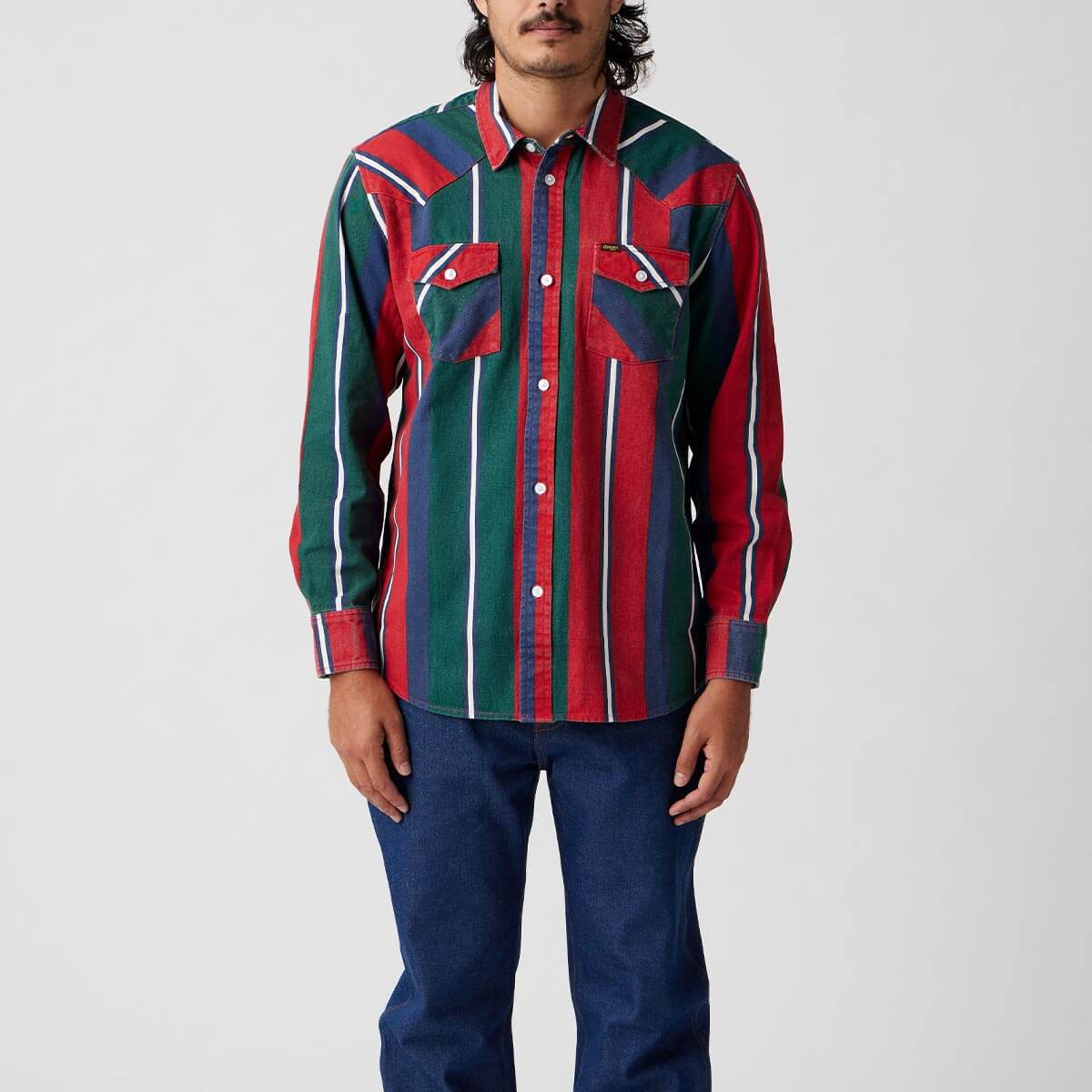 Seager Amarillo Mattson Stripe Button Up L/s Shirt