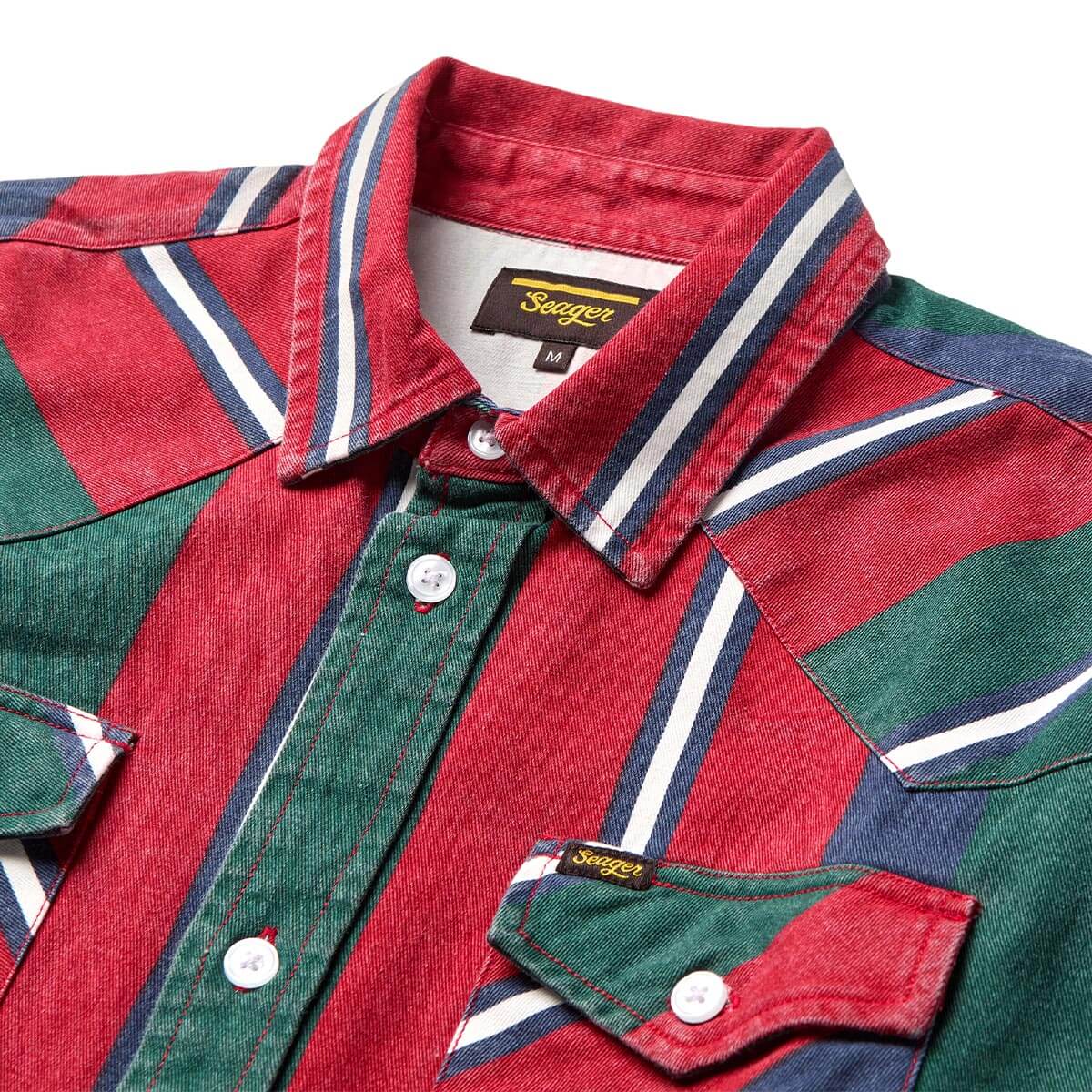 Seager Amarillo Mattson Stripe Button Up L/s Shirt