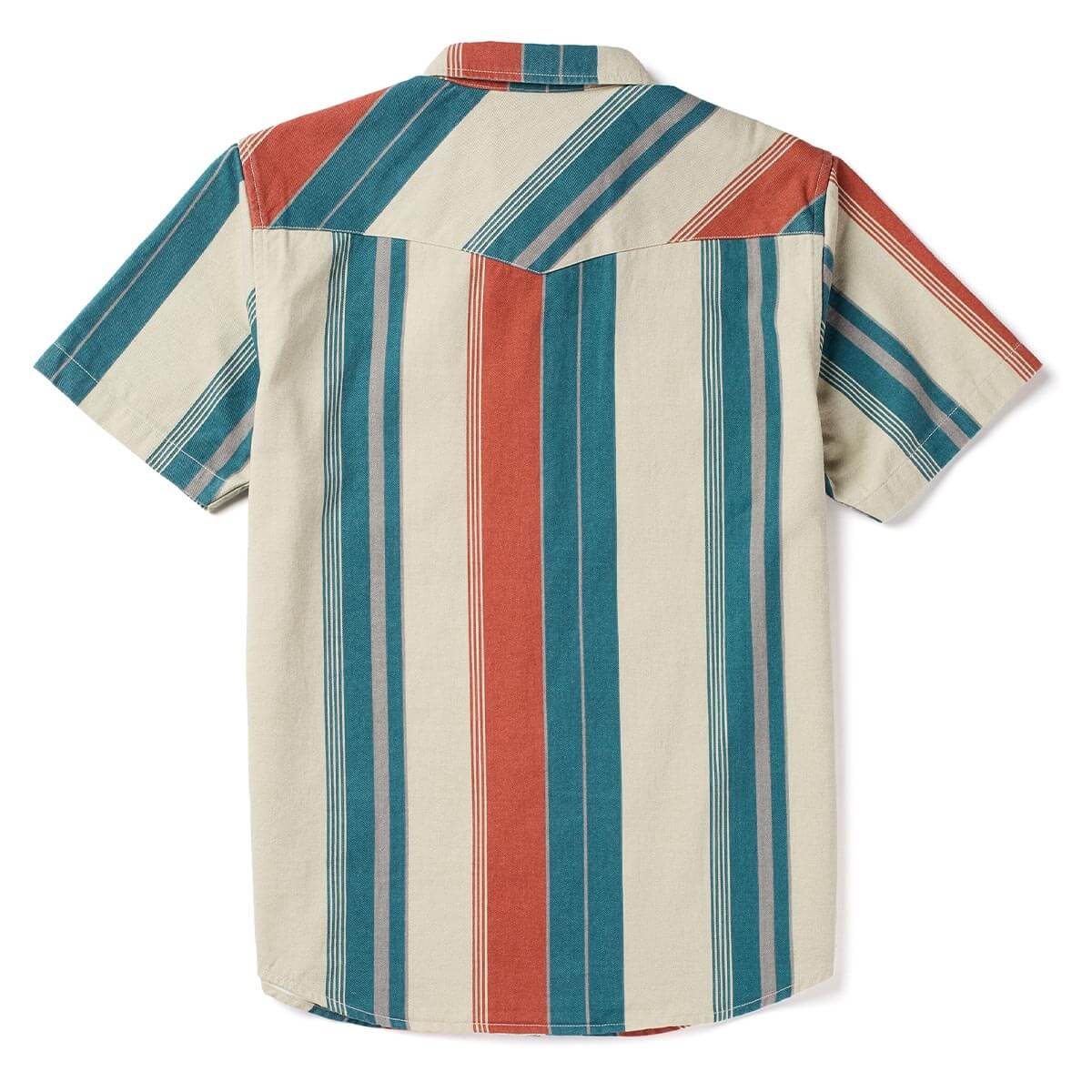 Seager Amarillo El Rojo Stripe S/s Button Up Shirt