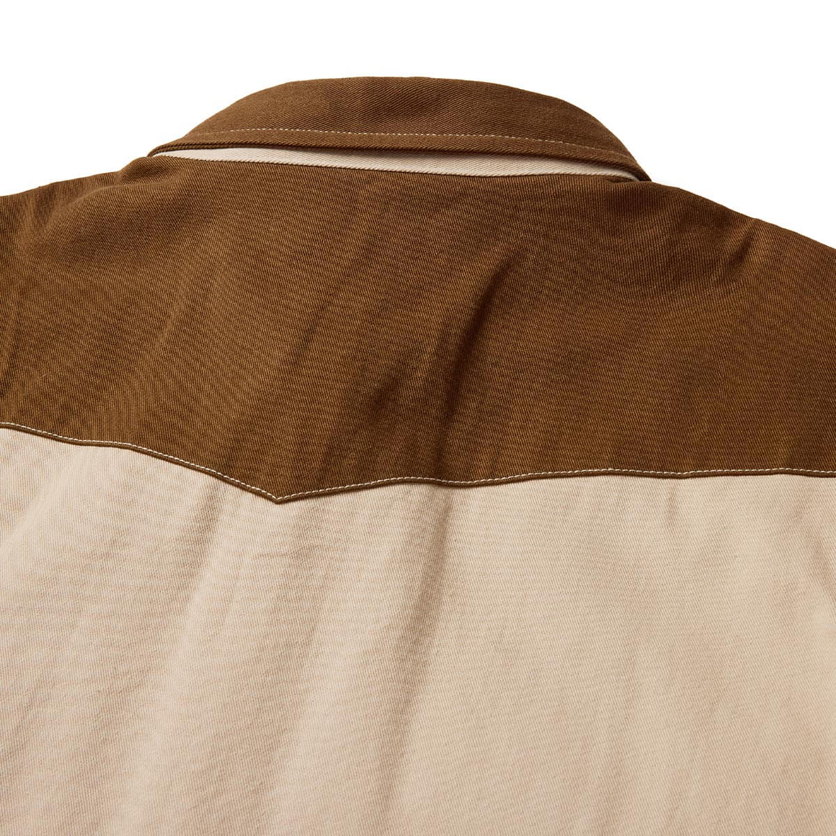 Seager Amarillo Vintage Tan S/s Button Up Shirt