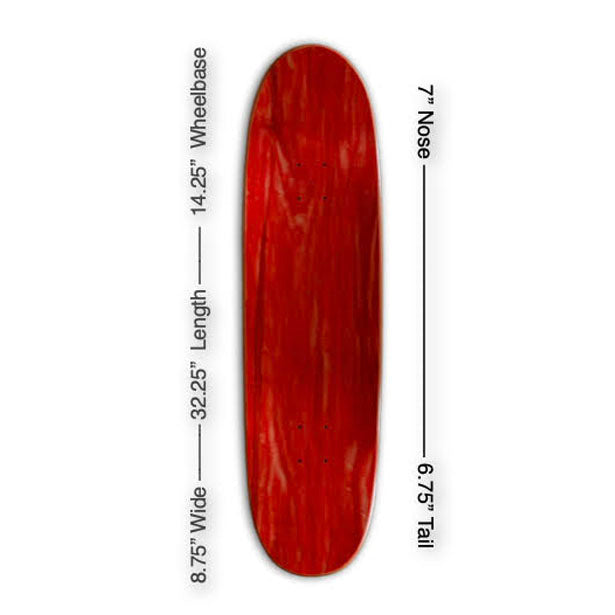 Long Beach Skate Co Lighthouse Twilight Skateboard Deck