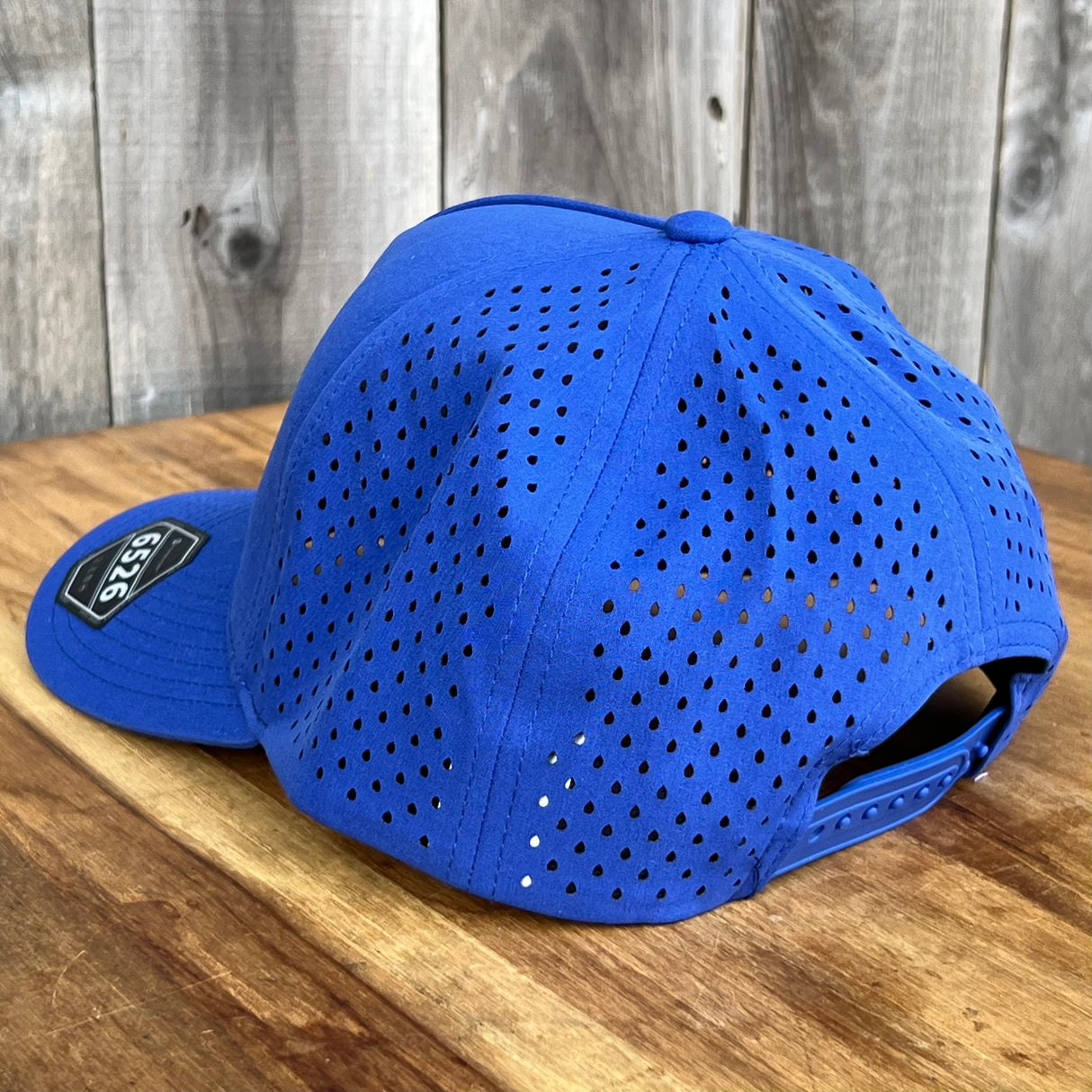 Long Beach Skate LBS Long Side Performance Water Repellent Royal Blue Snapback Hat
