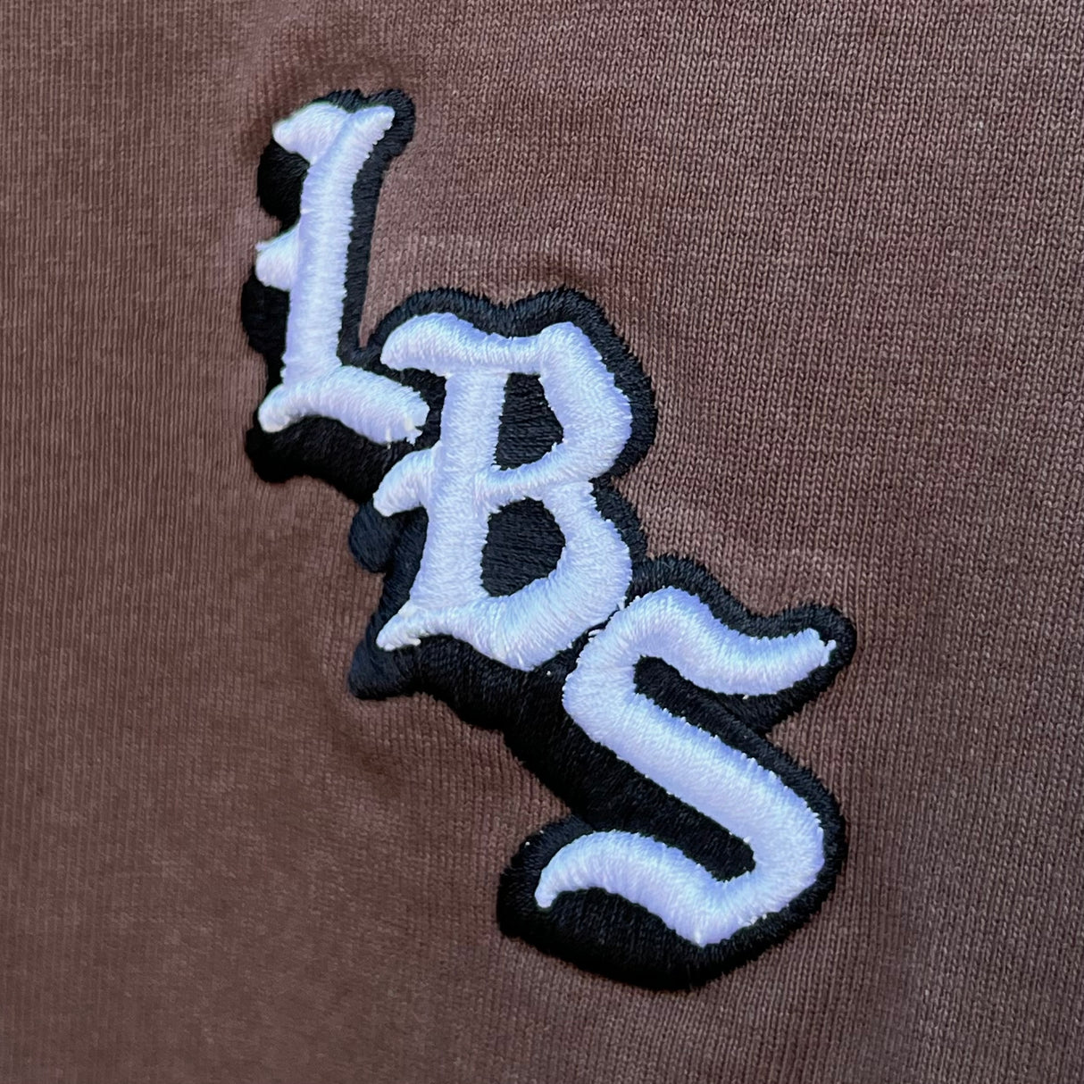 Long Beach Skate Co LBS Long Side Chocolate Oversized S/s Shirt
