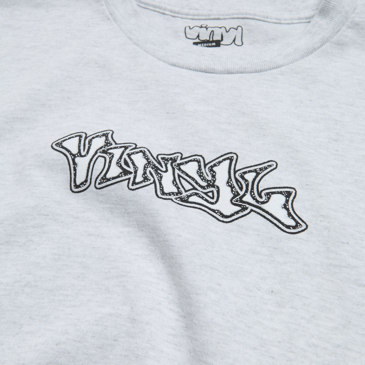 Vinyl Graffiti Ash Grey S/s Shirt