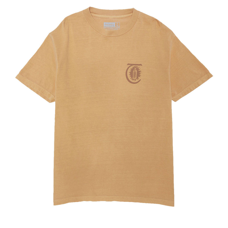 Theories Morning Star Garment Dyed Mustard Tee S/s Shirt