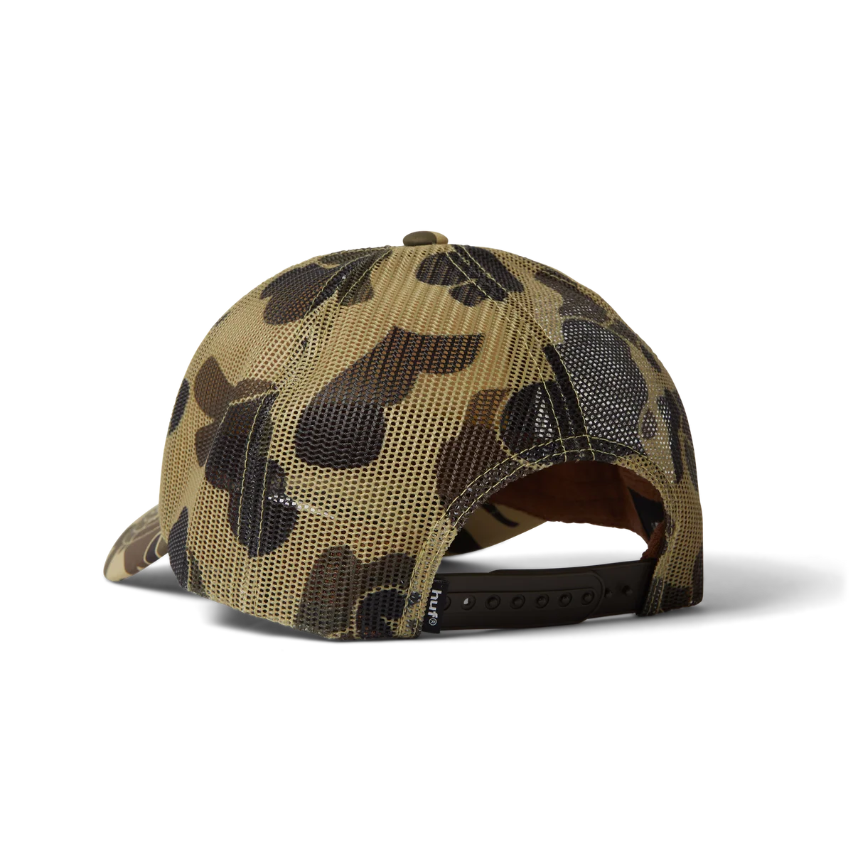 HUF x Spitfire Burn Forever Trucker Camo Snapback Hat