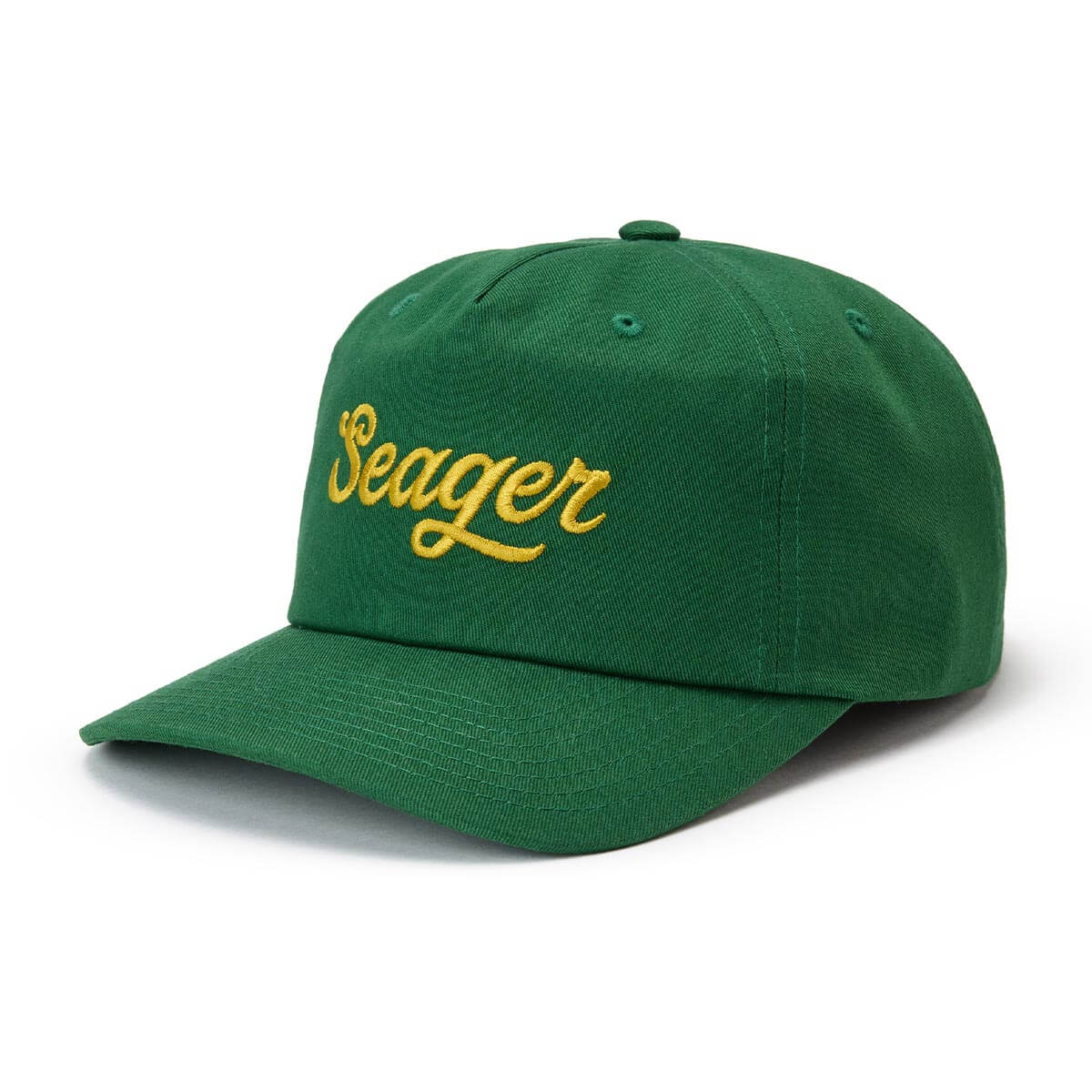 Seager Big Twill Olive Snapback Hat