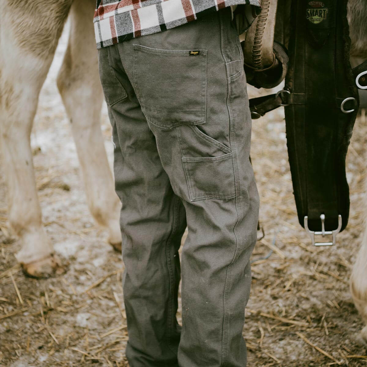 Seager Bison Canvas Darkwood Pants
