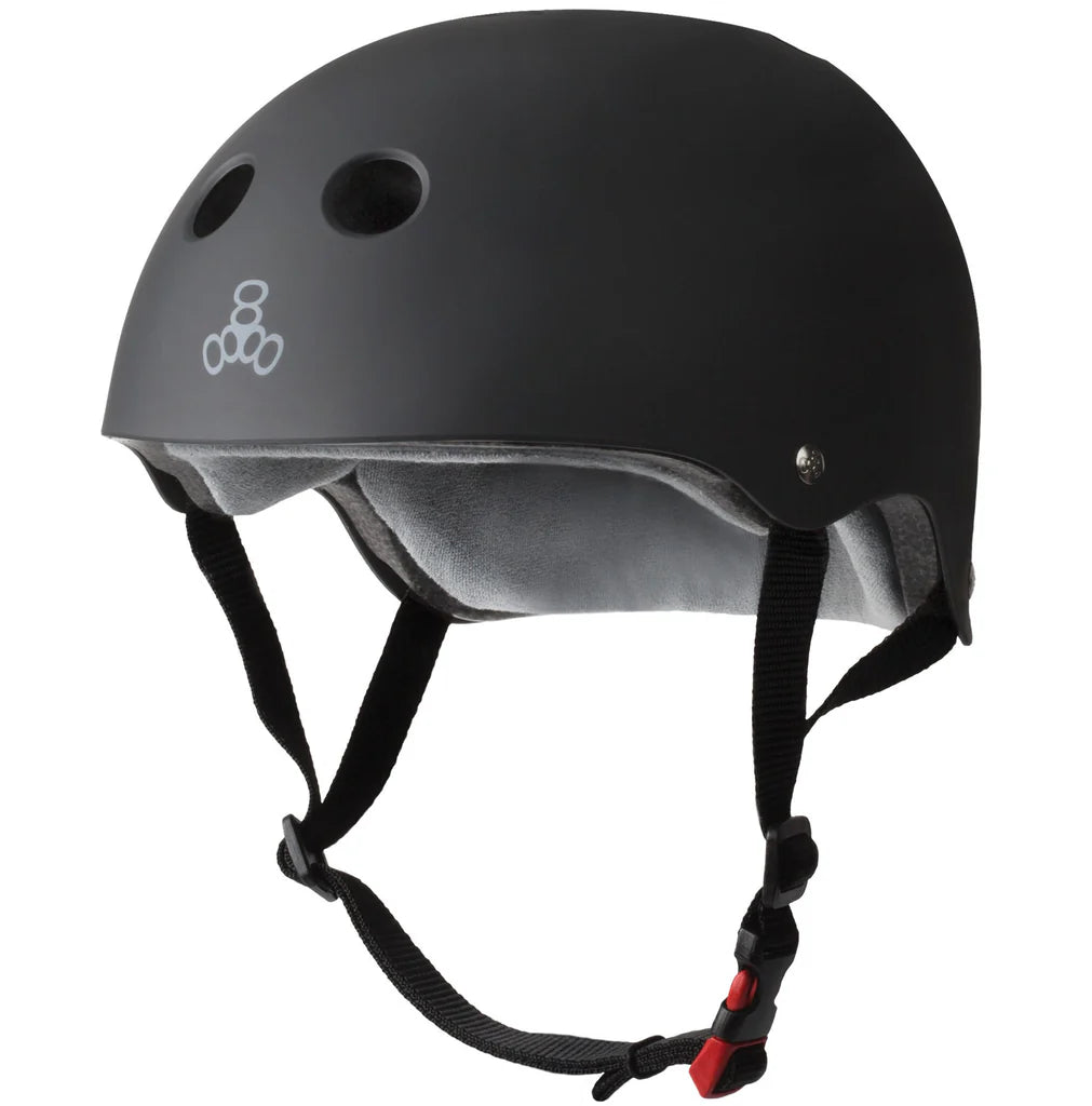 Triple Eight The Certified Sweatsaver Black Matte Helmet