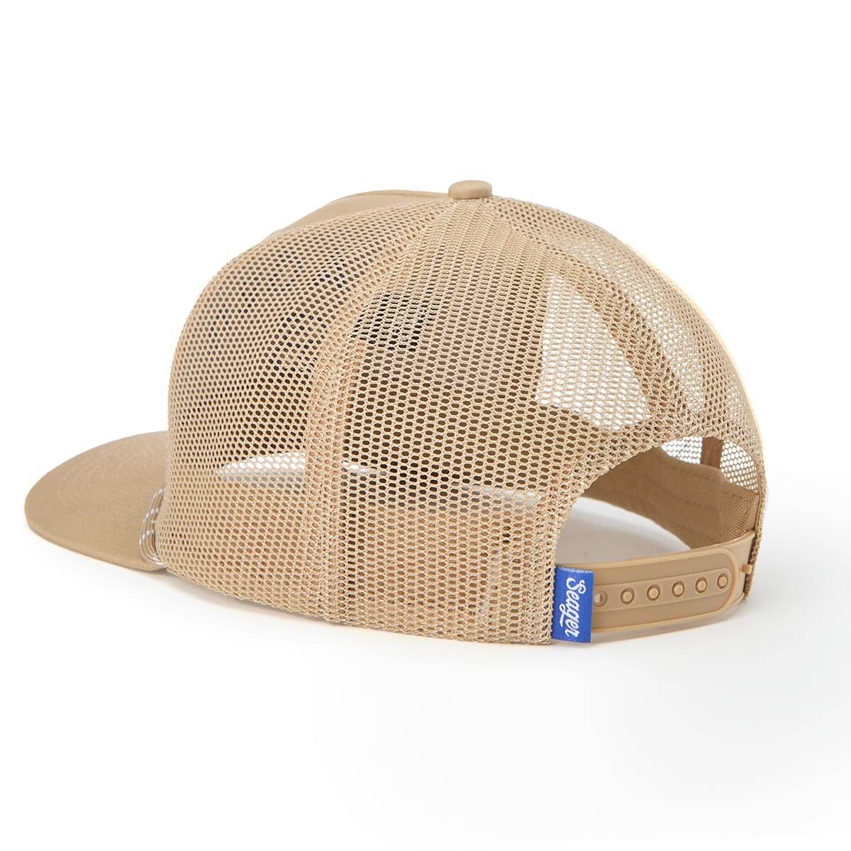 Seager Branded Trucker Khaki Snapback Hat