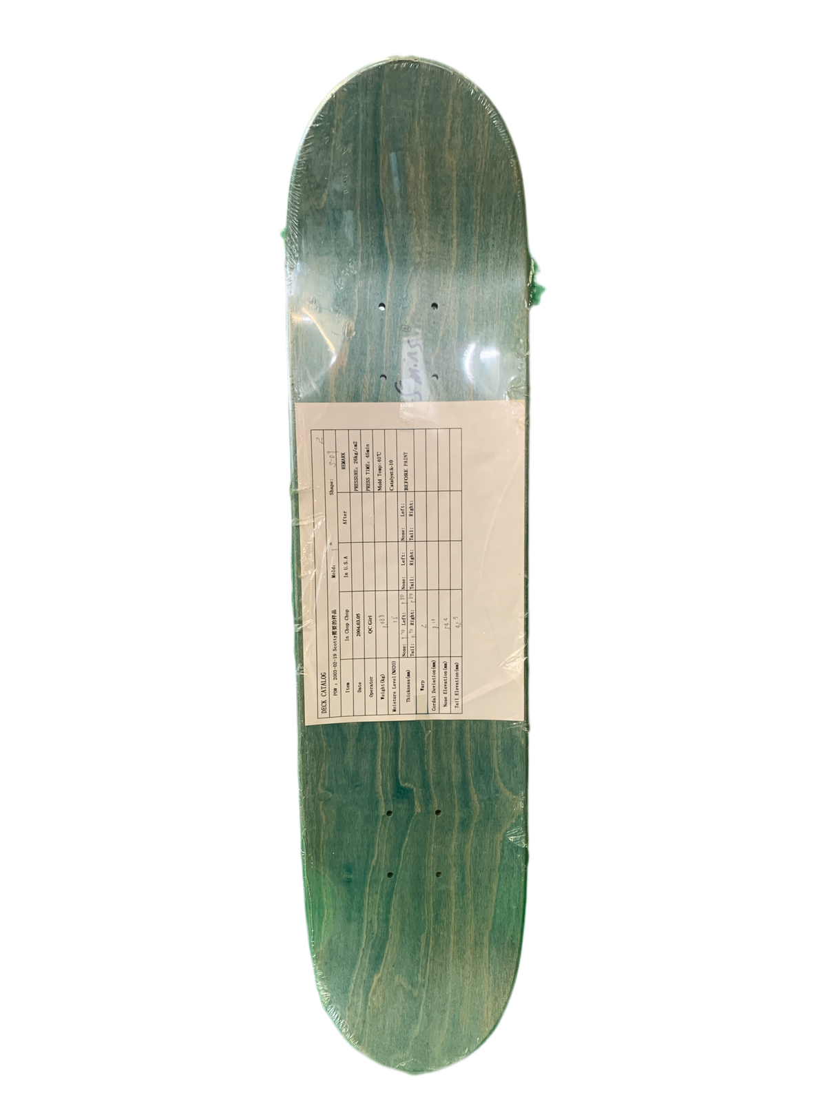 Almost Ryan Sheckler Scuba NOS Sample 7.5" Classic Skateboard Deck