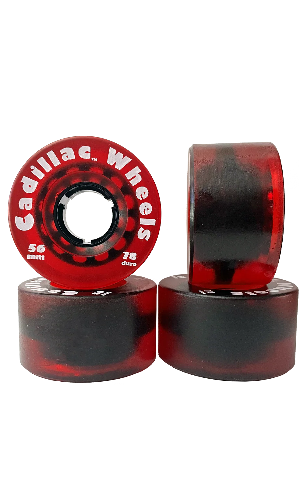 Cadillac Classic Red 56mm 78A Skateboard Cruiser Wheels