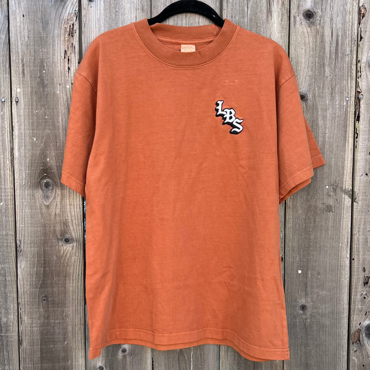 Long Beach Skate Co LBS Long Side Pigment Rust Oversized S/s Shirt