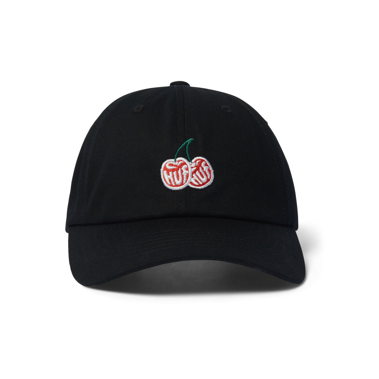 HUF Cherries Black 6 Panel Hat