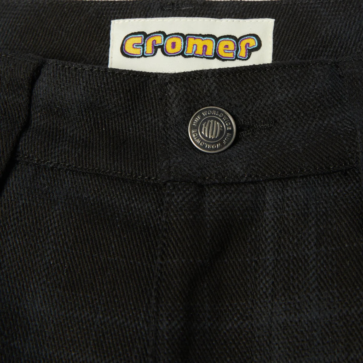 HUF Cromer Plaid Black Pant