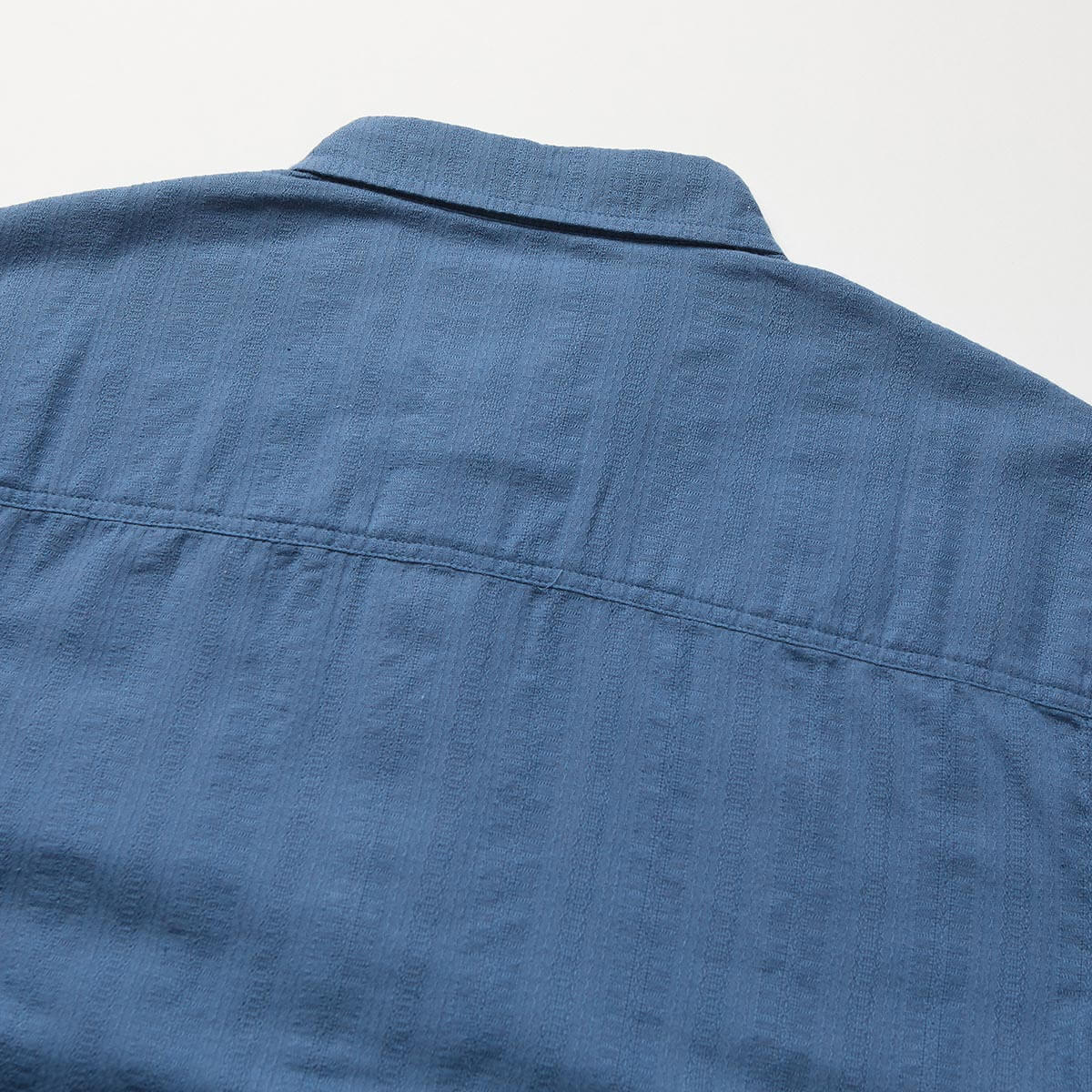 Seager Caldera Faded Denim S/s Button Up Shirt