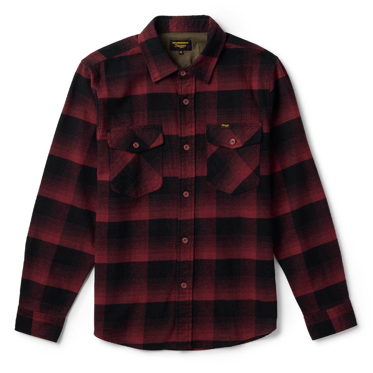 Seager Calico Red Rock Plaid Flannel L/s Shirt