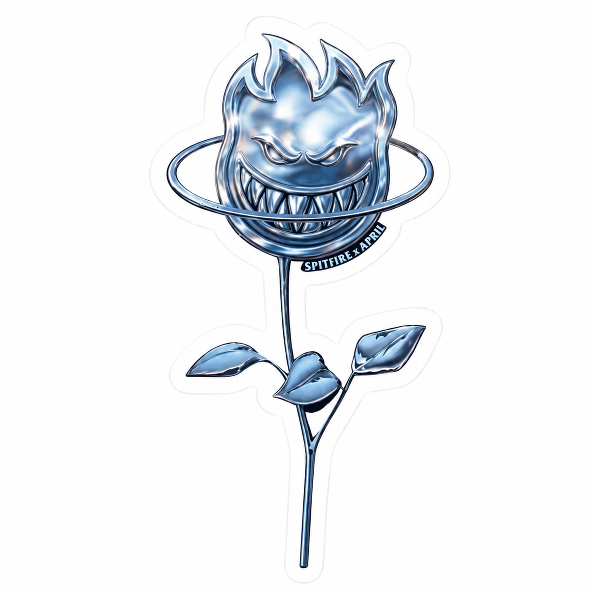 Spitfire x April Rose Bighead 5 Inch Sticker