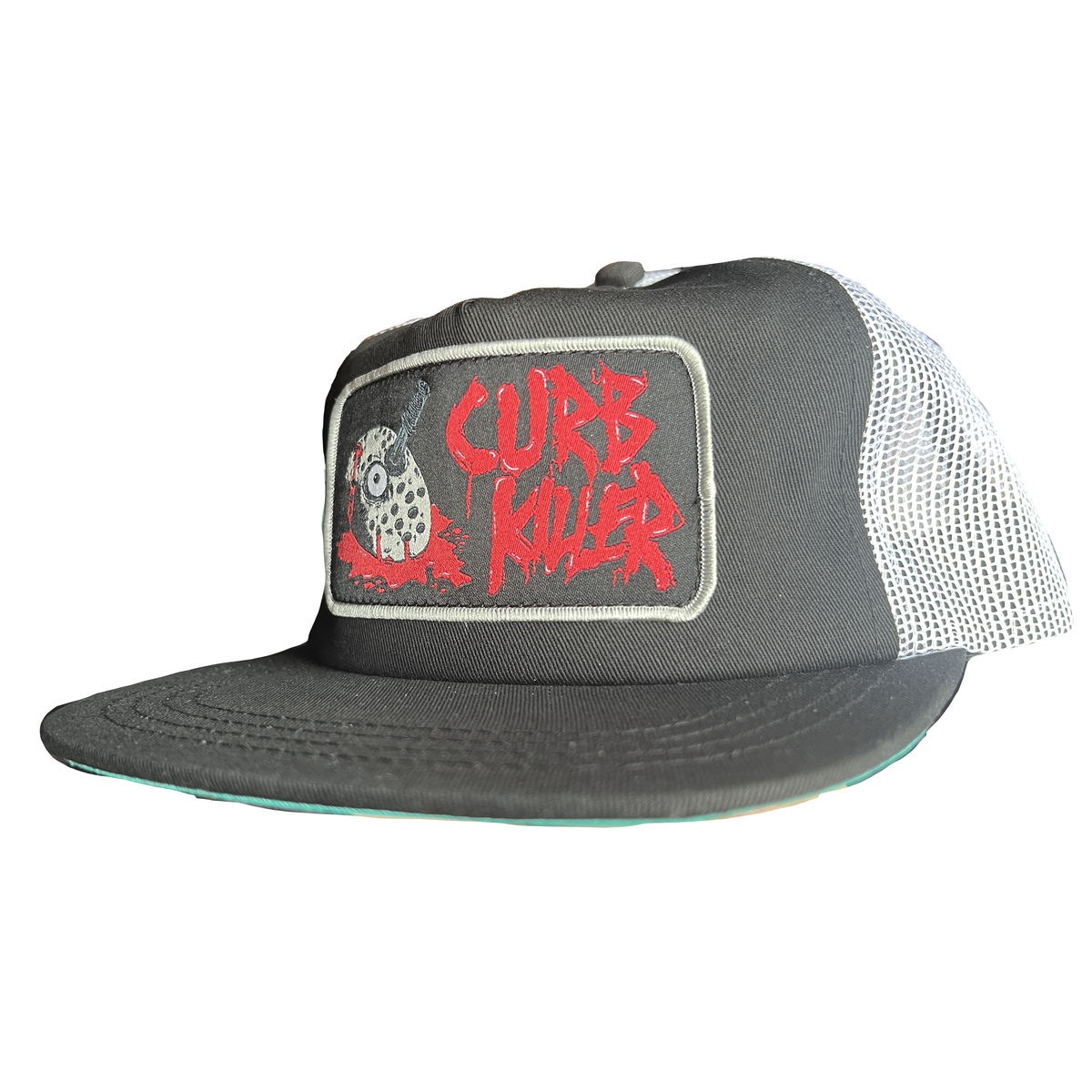 Heroin Curb Killer Black Trucker Snapback Hat