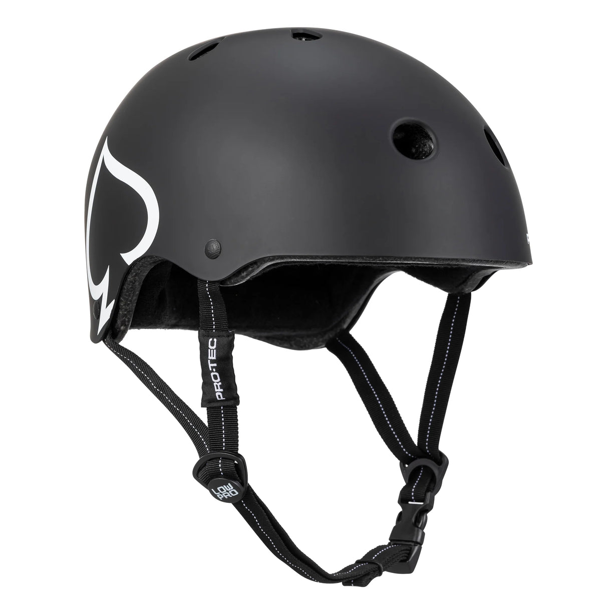 ProTec Low Pro Certified Matte Black Helmet