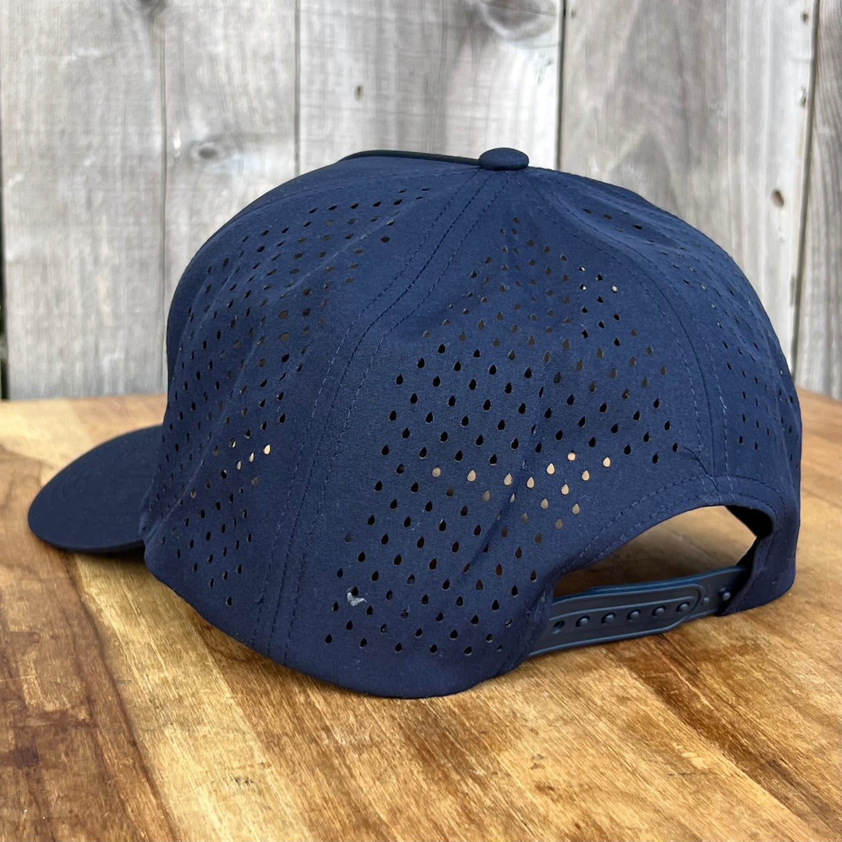 Long Beach Skate LBS Long Side Performance Water Repellent Extra Large Navy Snapback Hat