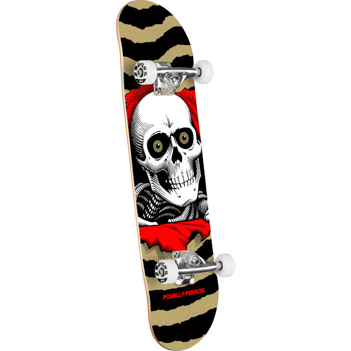 Powell Peralta Ripper Birch Red / Metallic Gold 7.0" x 28" Skateboard Complete