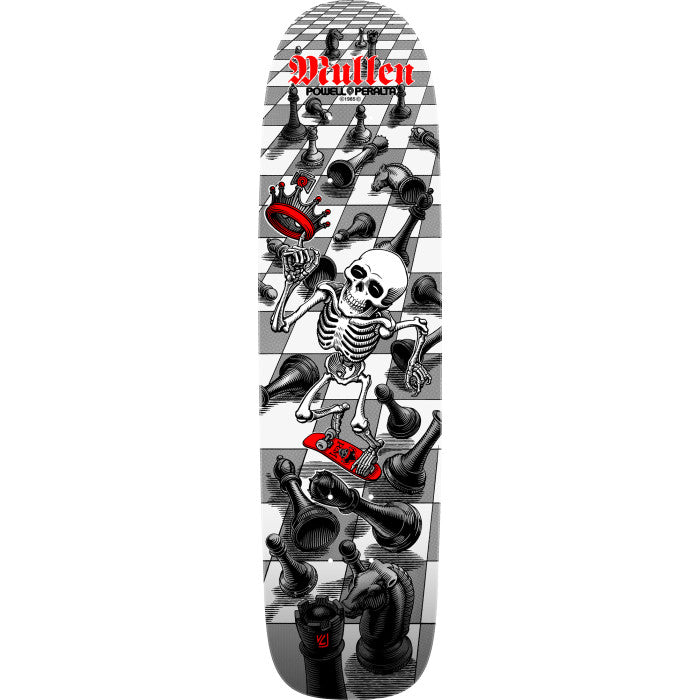 Powell Peralta Bones Brigade Rodney Mullen Series 17 White 7.4" Skateboard Deck