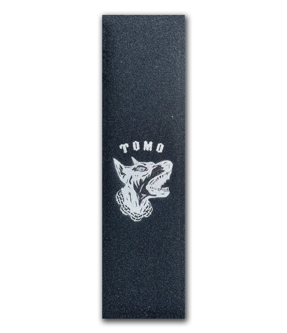 Tomo Doberman - Metallic Silver Graphic Griptape