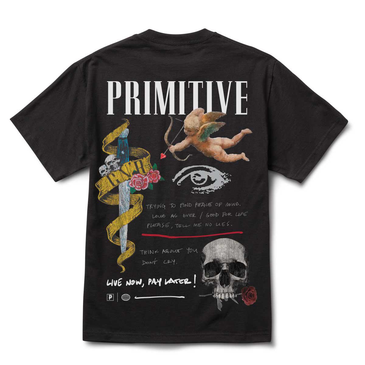 Primitive Don't Cry Guns N Roses Black S/s Shirt