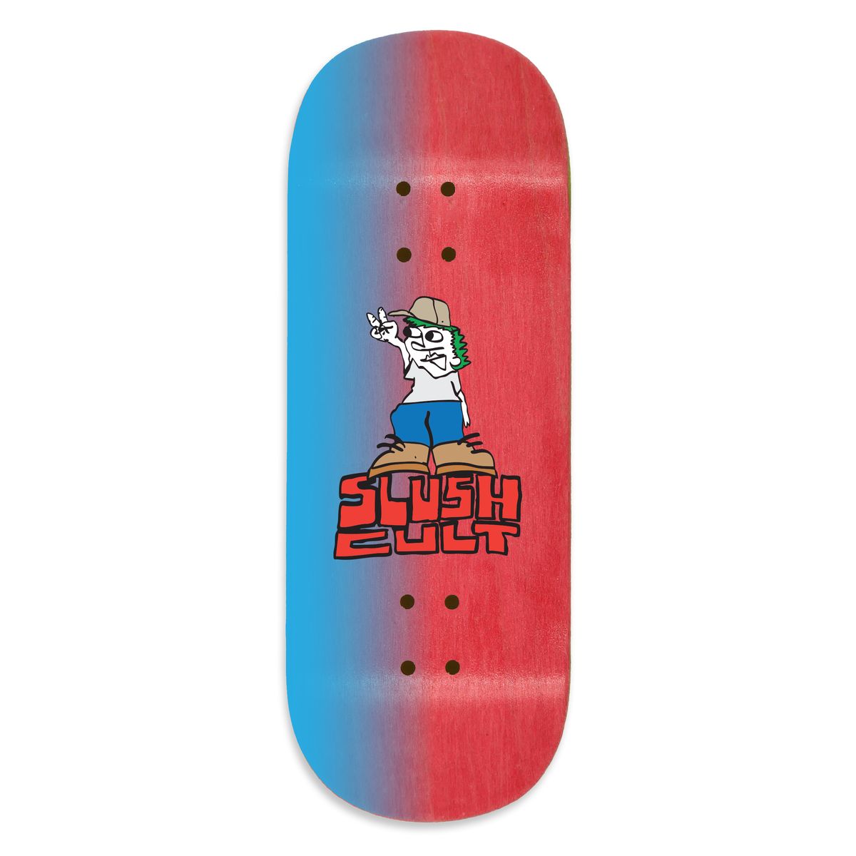 Slushcult Duece Pro Deck Random Colored Fingerboard Skateboard