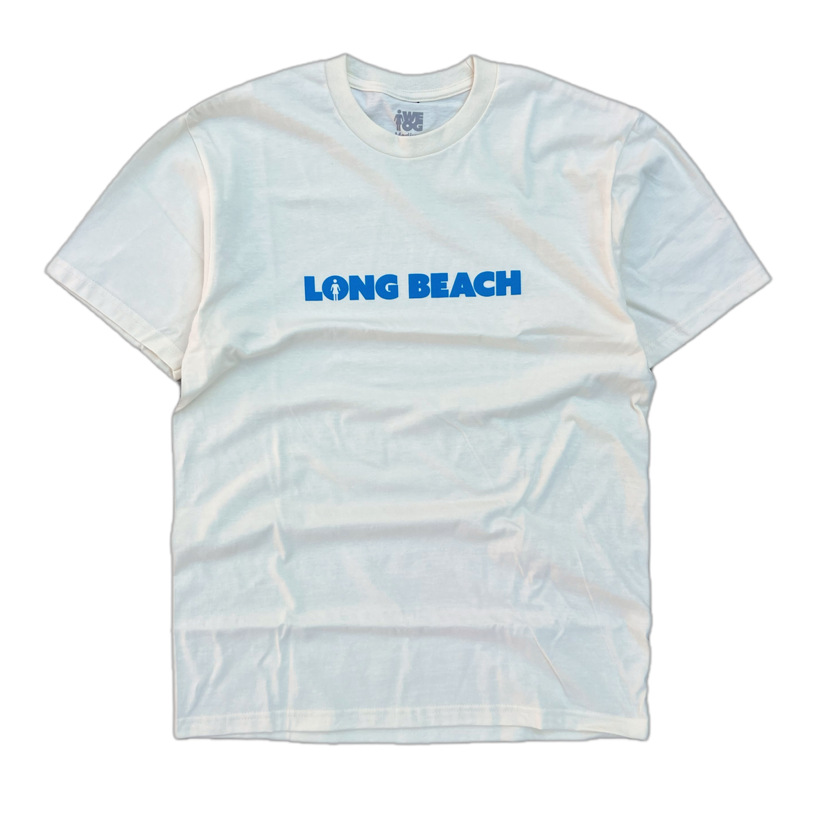 Girl x LB Skate “We OG Long Beach” Off White S/S Shirt