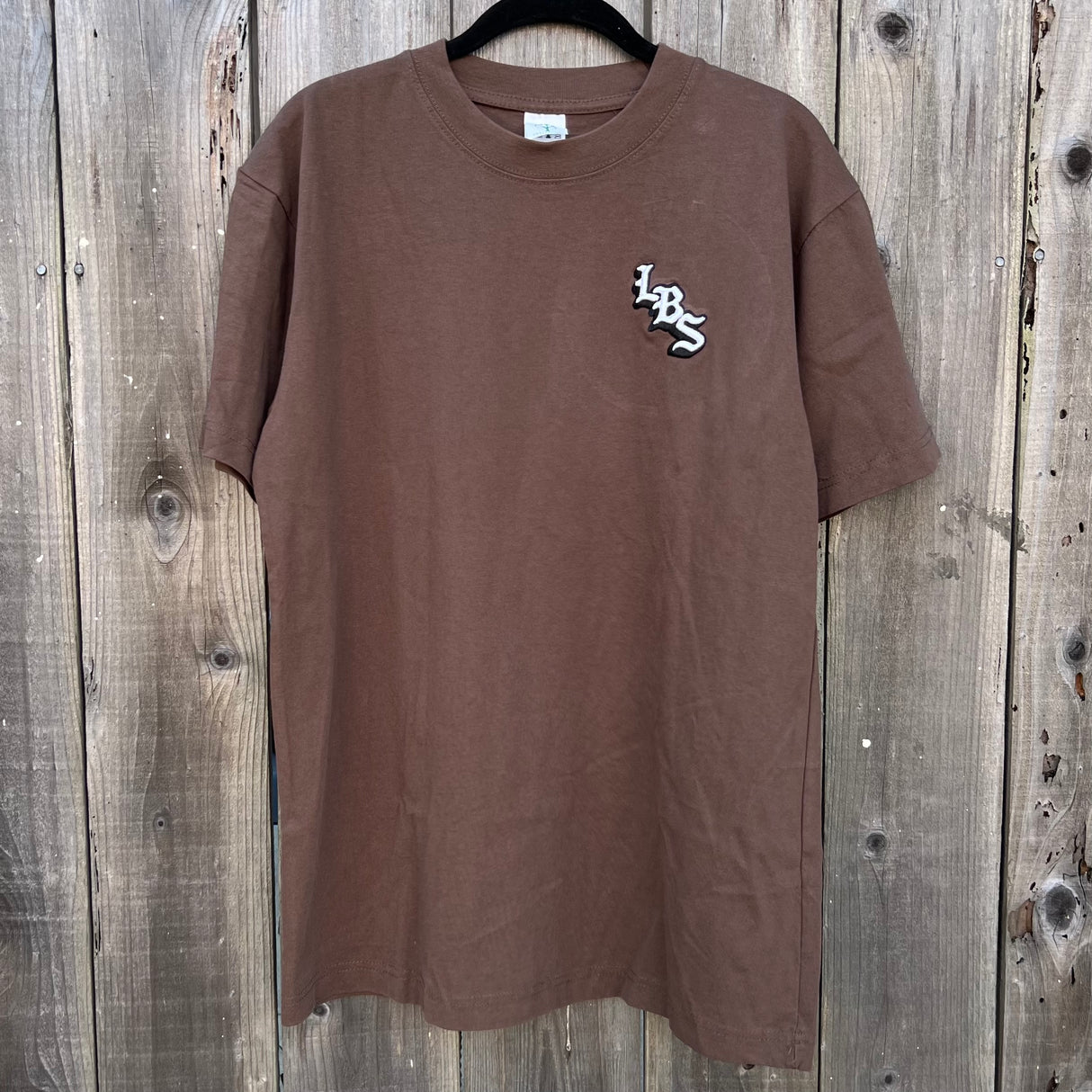Long Beach Skate Co LBS Long Side Chocolate Oversized S/s Shirt