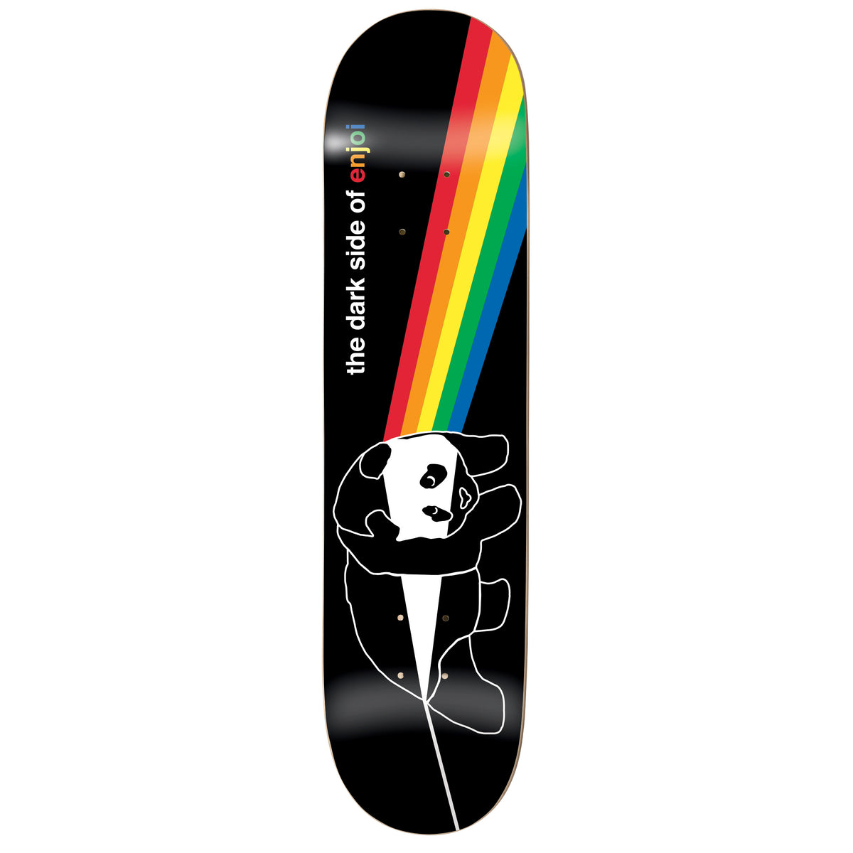 Enjoi Darkside Panda R7 Black Skateboard Deck